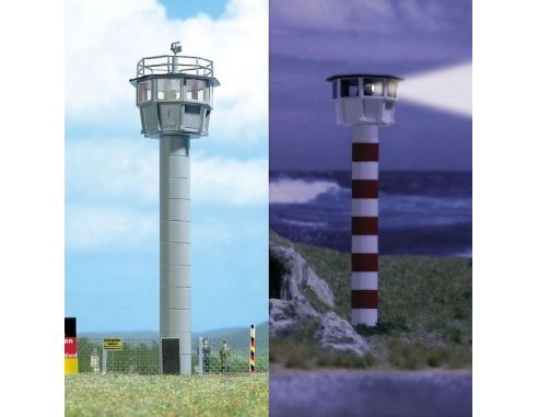 BUSCH 1015 TORRE VEDETTA CON FARO HO Modellino