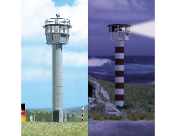 BUSCH 1015 TORRE VEDETTA CON FARO HO Modellino