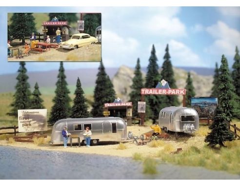 BUSCH 1054 CAMPING HO Modellino
