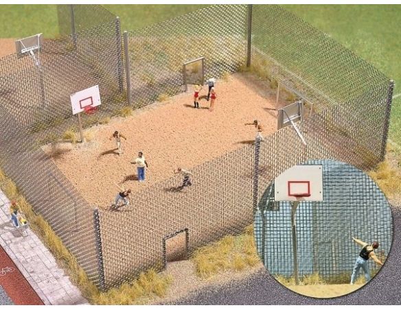 BUSCH 1057 CAMPO DI BASKET HO Modellino