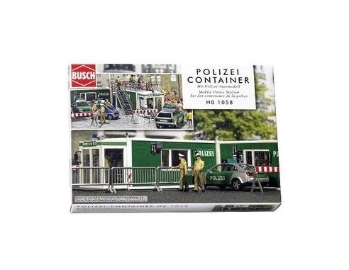 BUSCH 1058 STAZIONE POLIZIA HO Modellino