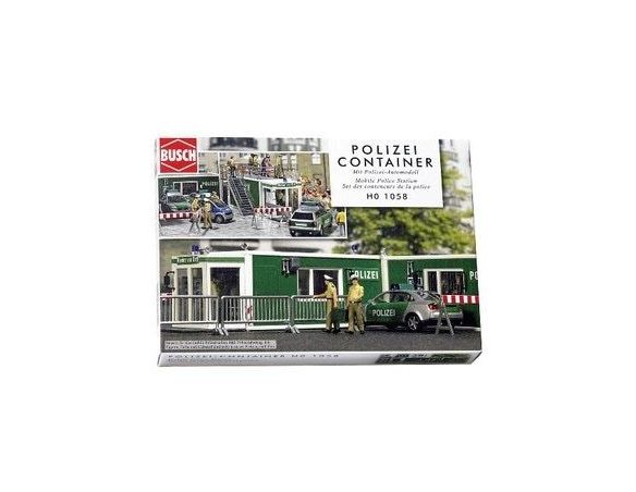 BUSCH 1058 STAZIONE POLIZIA HO Modellino