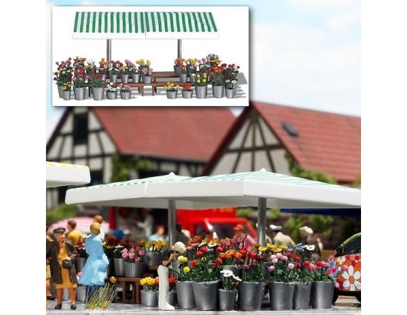 BUSCH 1072 MERCATO DEI FIORI HO Modellino