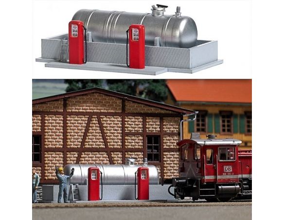BUSCH 1158 CISTERNA RIFORNIMENTO DIESEL HO Modellino