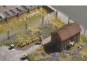 BUSCH 1207 PIANTE: 120 MARGHERITE  HO Modellino