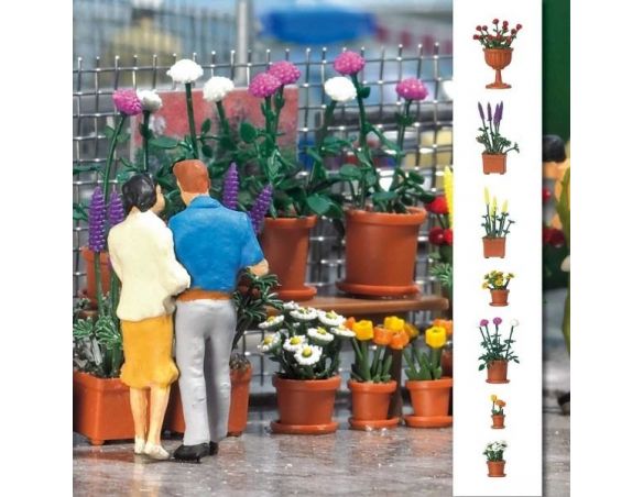 BUSCH 1209 NEGOZIO PIANTE E FIORI HO Modellino