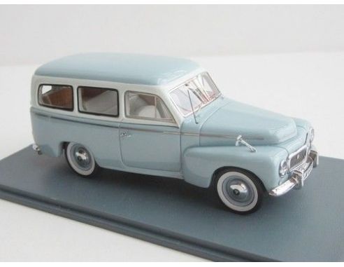 Neo 43639 VOLVO PV445 DUETT HELLGRAUBLAU/WHITE Modellino