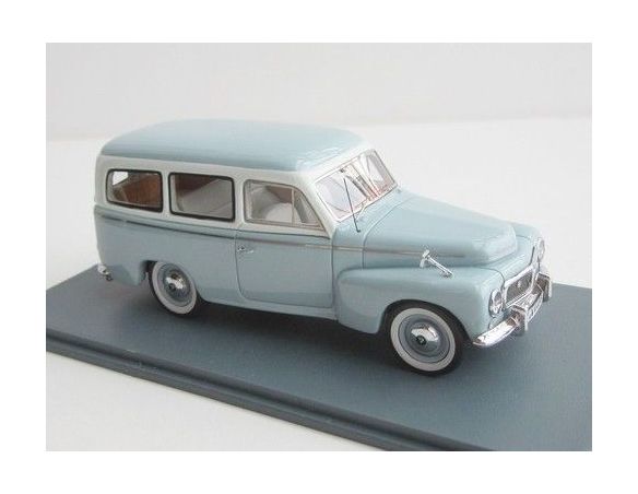 Neo 43639 VOLVO PV445 DUETT HELLGRAUBLAU/WHITE Modellino