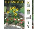 BUSCH 1232 PIANTE DI GIRASOLI E ROSE  HO Modellino
