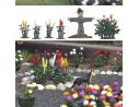 BUSCH 1233 PINTE DI FIORI CON SPAVENTAPASSERI  HO Modellino