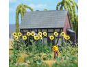BUSCH 1261 PIANTE DI GIRASOLI GIGANTI HO 18 PEZZI Modellino