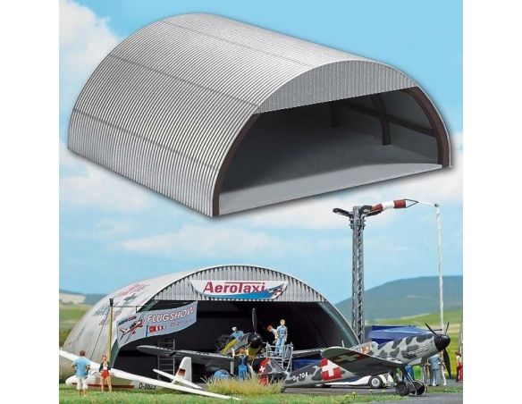 BUSCH 1408 HANGAR PER AEREI  HO (SENZA VELIVOLI) Modellino