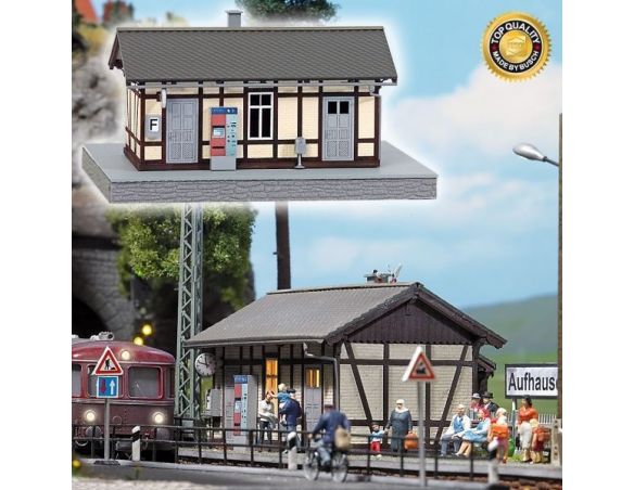 BUSCH 1464 CASETTA PUNTO D’ARRESTO TRENI  HO Modellino