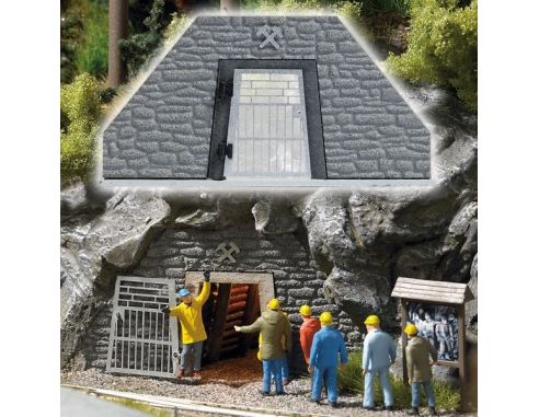 BUSCH 1472 FRONTALE INGRESSO MINIERA  HO Modellino
