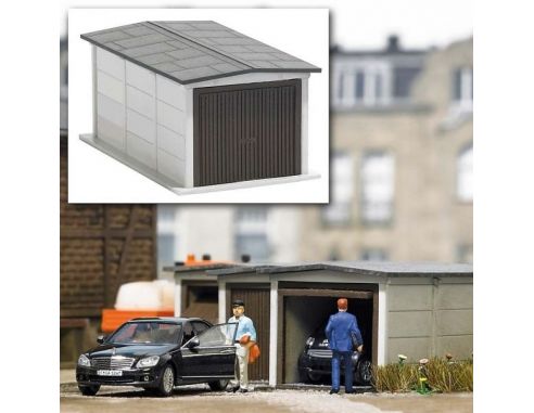 BUSCH 1480 BOX – GARAGE  HO  mm 65x37x29 Modellino