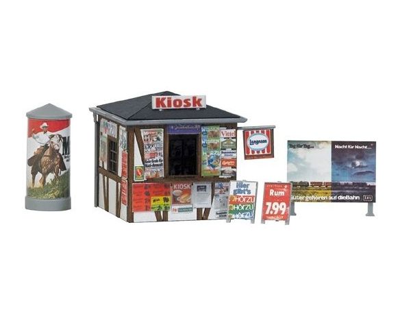 BUSCH 1494 CHIOSCO GIORNALI  HO Modellino