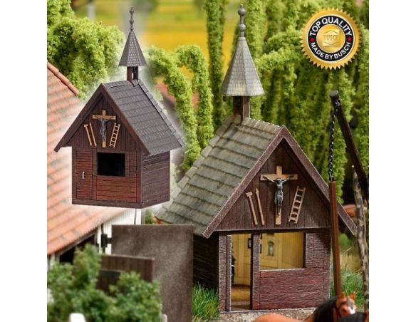 BUSCH 1509 CHIESETTA MONTAGNA  HO Modellino