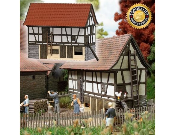 BUSCH 1515 STALLA  HO Modellino