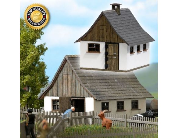 BUSCH 1516 STALLA  HO Modellino