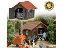 BUSCH 1517 STALLA  HO Modellino