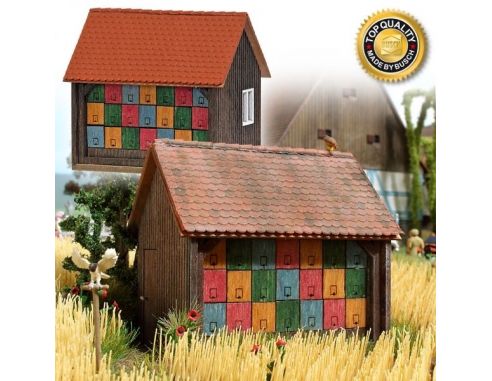 BUSCH 1520 CASETTA IN LEGNO  HO Modellino