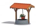 BUSCH 1524 POZZO CON FIORI HO Modellino