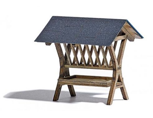 BUSCH 1562 MANGIATOIA IN LEGNO HO Modellino