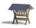 BUSCH 1562 MANGIATOIA IN LEGNO HO Modellino