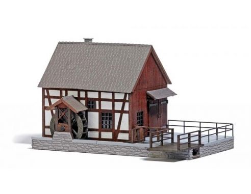 BUSCH 1576 CASETTA CON MULINO HO Modellino