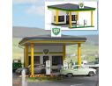BUSCH 1577 STAZIONE DI SERVIZIO BP HO Modellino
