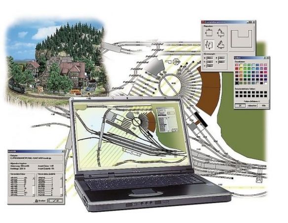 BUSCH 2810 PC RAIL (Nuova Versione Programmi per Circuiti) Modellino