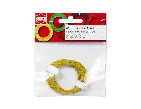 BUSCH 5791 FILO ELETTRICO GIALLO 10 METRI Modellino