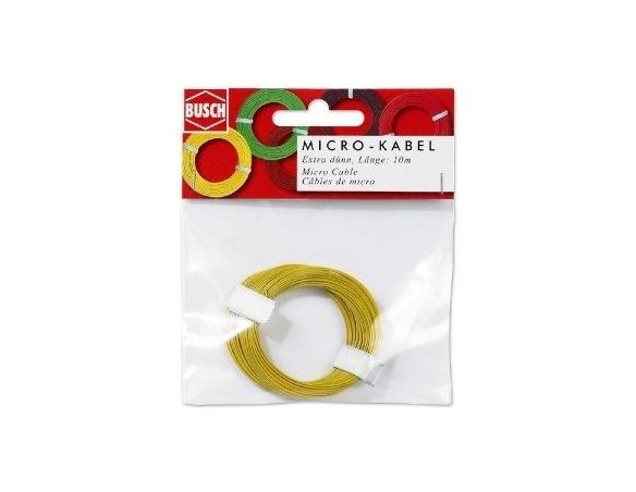 BUSCH 5791 FILO ELETTRICO GIALLO 10 METRI Modellino