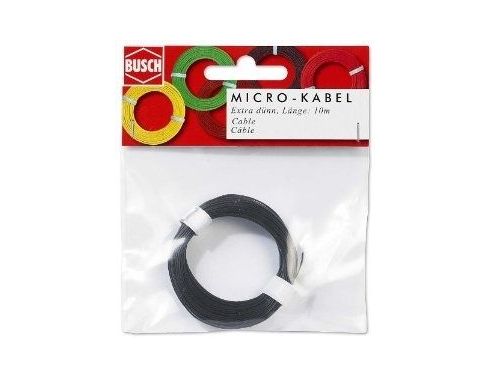 BUSCH 5795 FILO ELETTRICO NERO 10 METRI Modellino