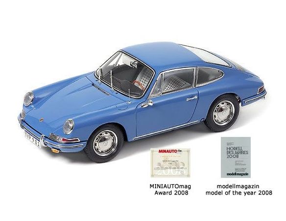 CMC CMC067D PORSCHE 901 COUPE' 1964 BLUE 1:18 Modellino