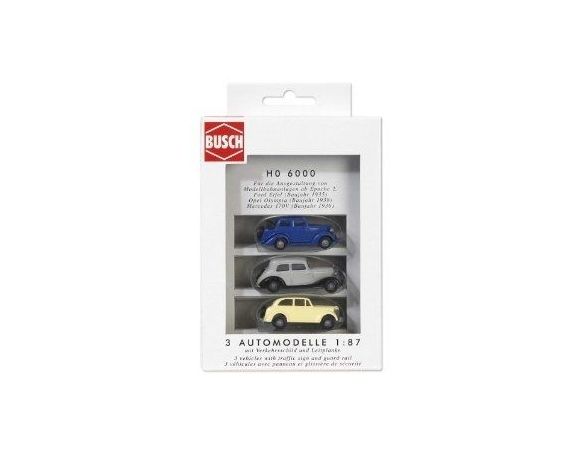 BUSCH 6000 OLIMPIA FORD EIFEL MERDEDES 170v HO Modellino