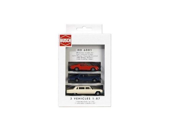 BUSCH 6001/A PONTIAC DODGE MONACO CADILLAC LIMOUSINE  HO Modellino