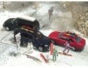 BUSCH 6004 WINTER SET SCI E ACCESSORI (NO AUTOMEZZI) HO Modellino