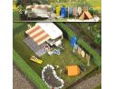 BUSCH 6023 CARAVAN + ACCESSORI  HO Modellino