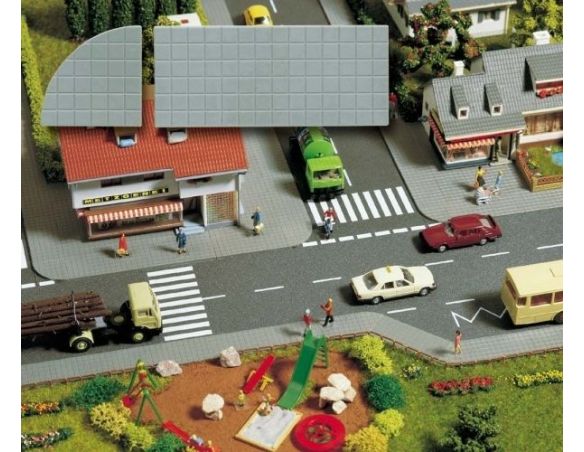 BUSCH 6029 MARCIAPIEDE  HO Modellino