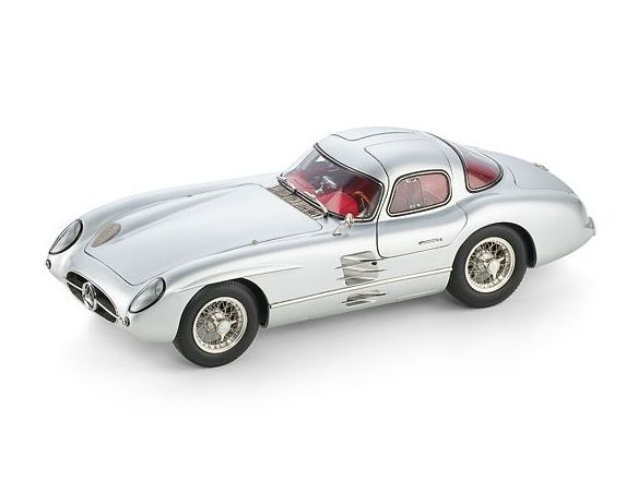 CMC M-076 MERCEDES 300 SLR 1955 SILVER 1:18 Modellino