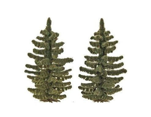 BUSCH 6131 ALBERI PINI 2 PEZZI 55 mm Modellino