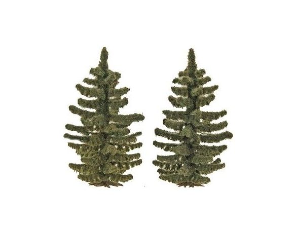 BUSCH 6131 ALBERI PINI 2 PEZZI 55 mm Modellino