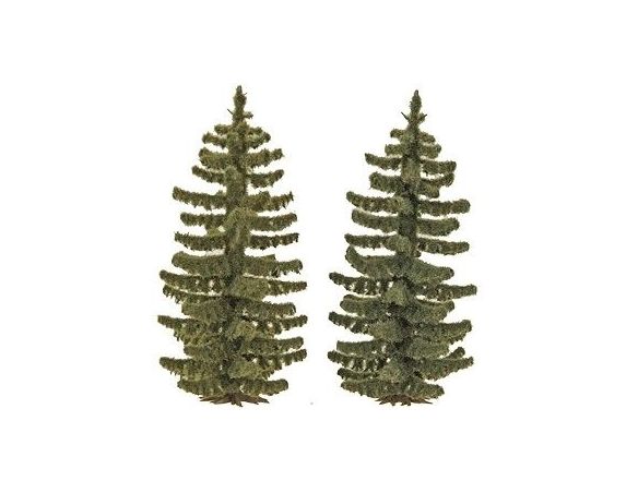 BUSCH 6132 ALBERI PINI 2 PEZZI 70 mm Modellino