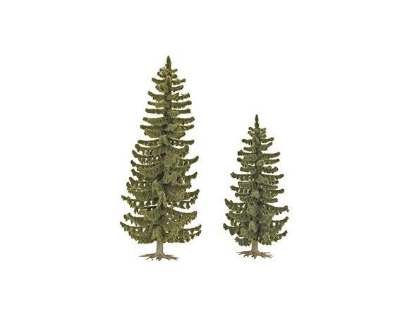 BUSCH 6133 ALBERI  PINI 2 PEZZI 90 e 120 mm Modellino