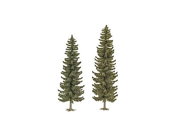 BUSCH 6134 ALBERI PINI 2 PEZZI 170 e 195 mm Modellino