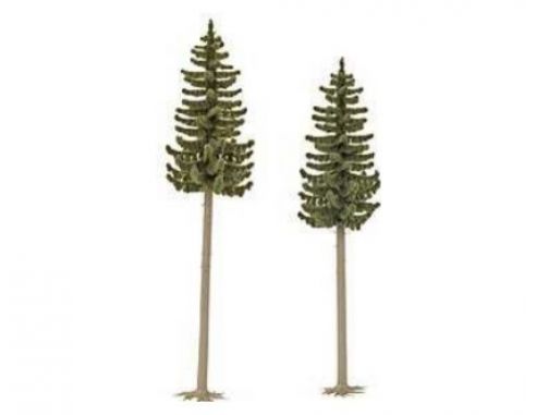 BUSCH 6137 ALBERI PINI 2 PEZZI 160 e 175 mm Modellino