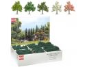 BUSCH 6331 ALBERI VARI TIPI 64 PEZZI HO Modellino