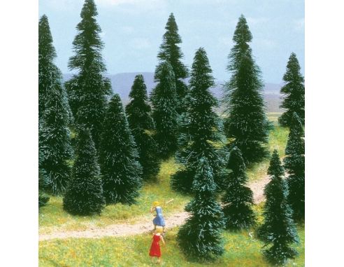BUSCH 6405 ALBERI SENZA BASE 10 PEZZI ASSORTITI HO Modellino