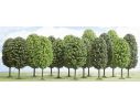 BUSCH 6486 ALBERI 12 PEZZI ASSORTITI da 70 a 125 mm  HO Modellino